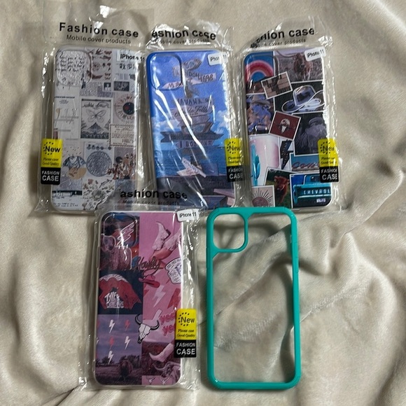Accessories - New set/5 phone cases for iPhone 11